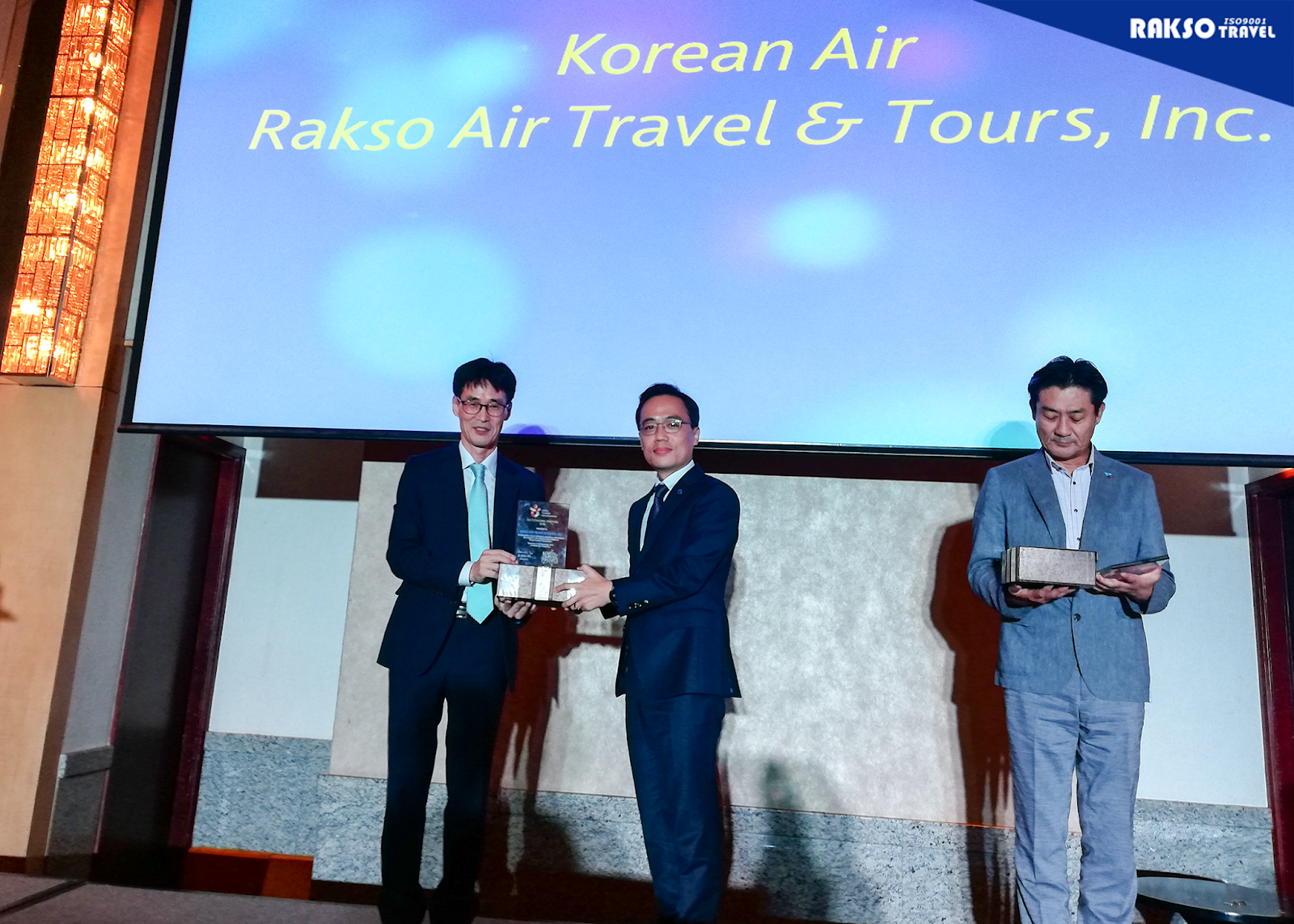 RAKSO TRAVEL garnered 5 Major Awards at the KTO Awards Night