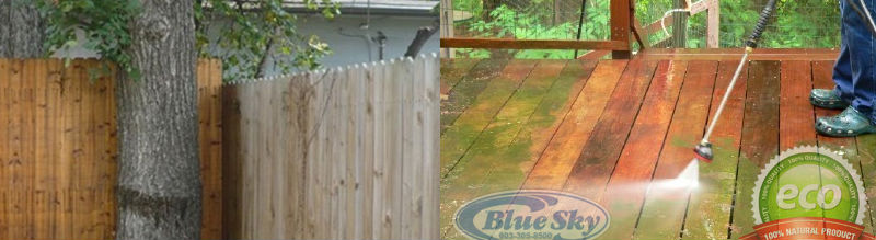 Pressure Wash Wooden Fences & Decks