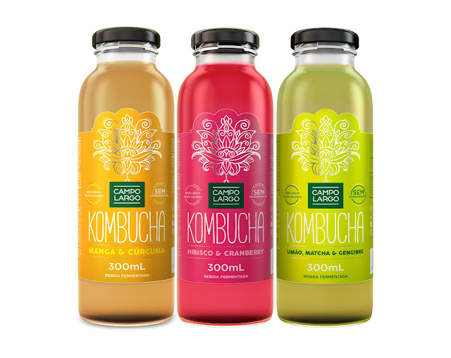 Campo Largo lança linha de bebidas Kombucha