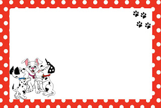 101 Dalmatians In Red And Black Free Printable Invitations Oh My