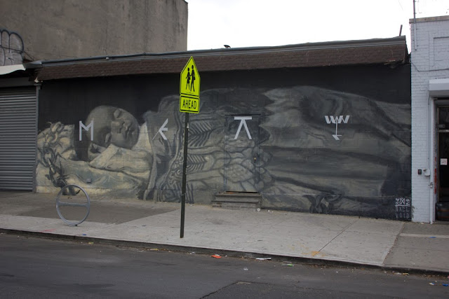 Street Art Collaboration By Axel Void And LNY On The Streets Of New York City, USA. 3