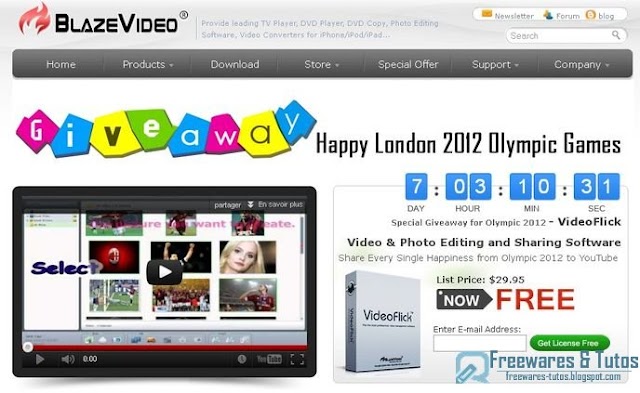 Offre promotionnelle : VideoFlick gratuit ! (2ème édition)