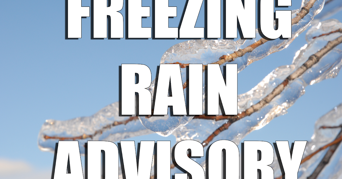 Freezing Rain Advisory Issued for Early Monday