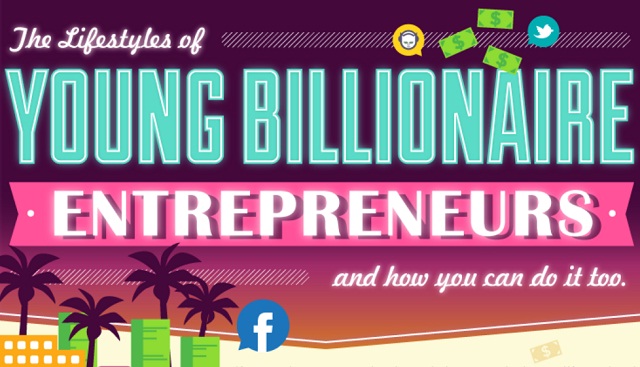 Image: The Lifestyles of Young Billionaire Entrepreneurs [Infographic]