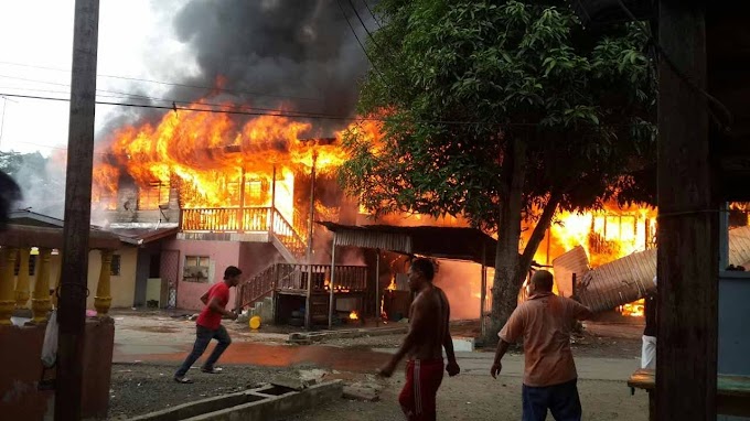 Kebakaran Besar di Kampis Kampung Pisang, Tawau