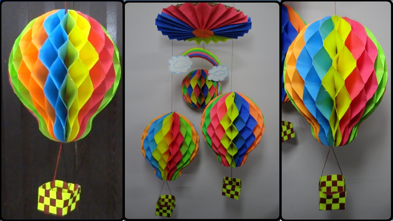 Paper Crafts Honeycomb Balloon