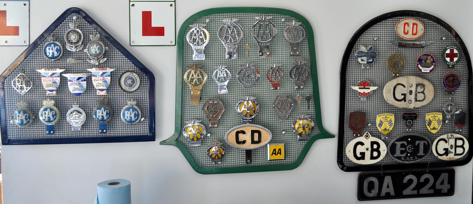 Just A Car Guy: for display of grill and bumper badges, could any