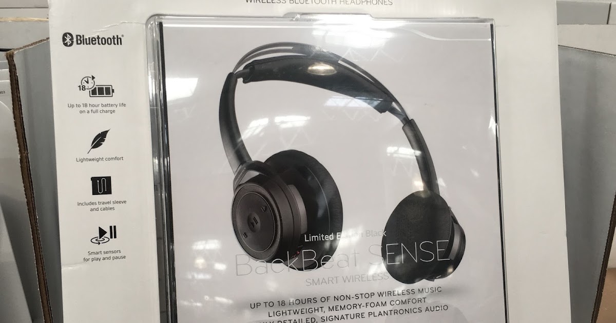 Plantronics BackBeat SENSE Wireless Bluetooth Headphones Costco Weekender