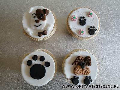 muffinka reksio, muffinka łapka, muffinki z psami, Psie wypieki, cupcake, Psie smakołyki
