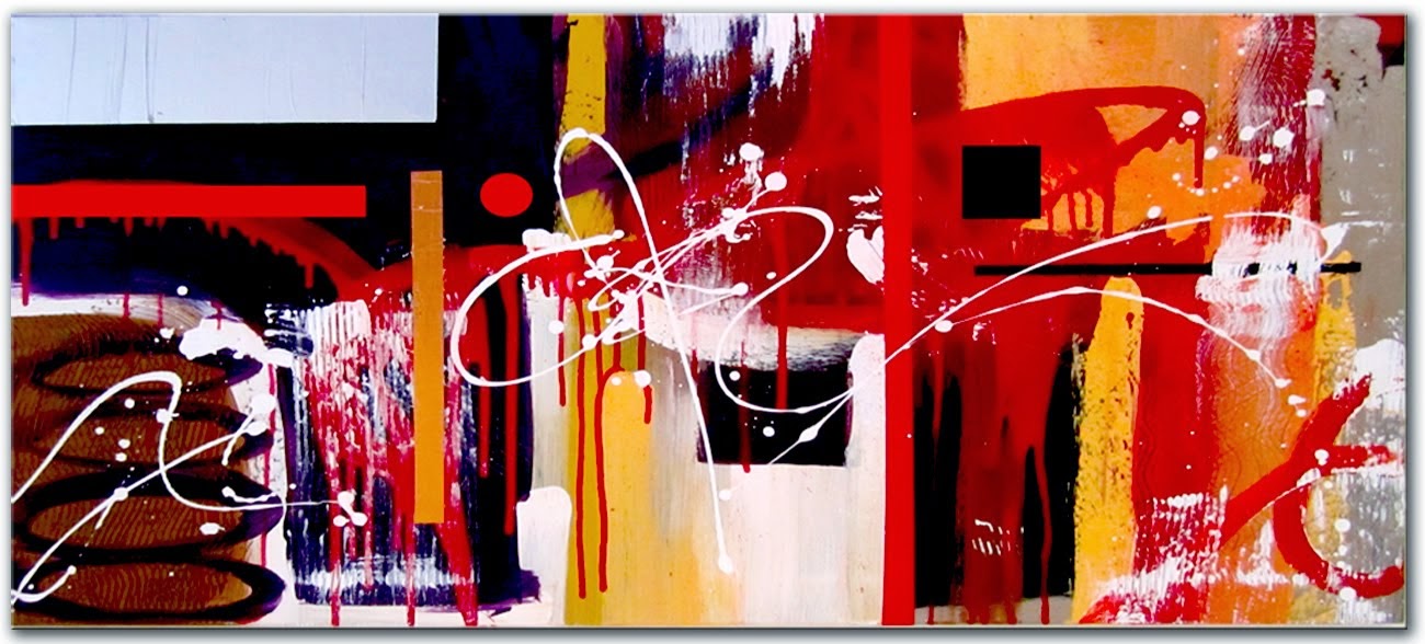 Abstract Painting "Lust" by Dora Woodrum