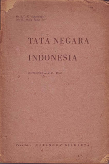 Buku Tata Negara Indonesia Cetakan 1962