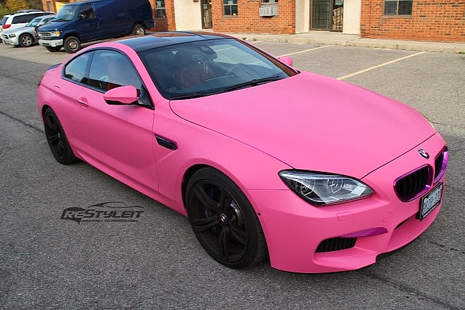 Pink barbie bmw #6
