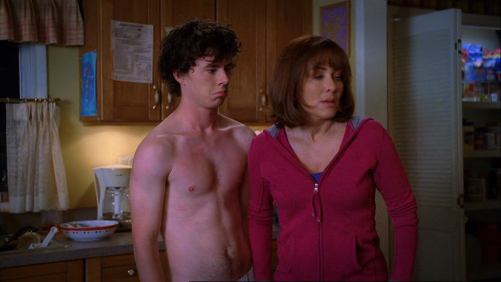 Charlie McDermott - Shirtless & Barefoot in "The Middle" .