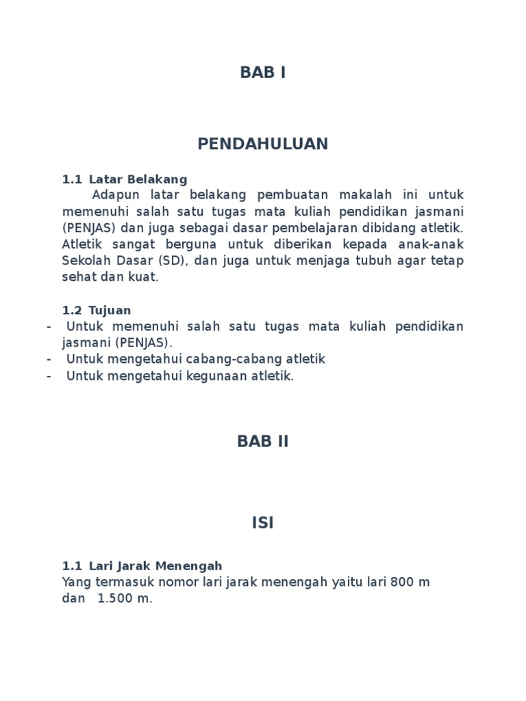 makalah atletik - wood scribd indo