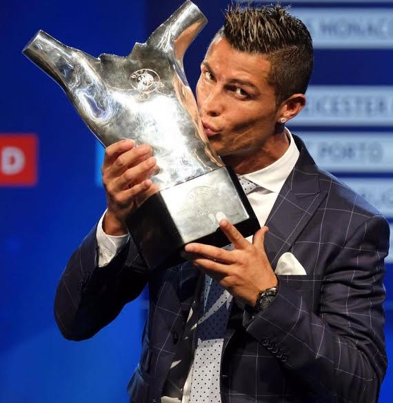 Cristiano Ronaldo wins UEFA Best player award 2015/2016