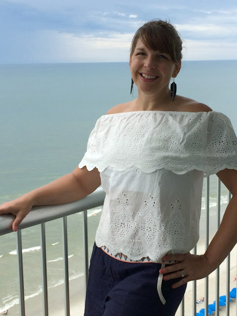 Today I am sharing my beach style, along with some of the fun things to do, in case you ever visit Myrtle Beach!