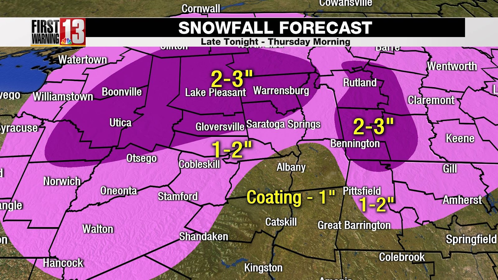 Greylock Snow Day Snow Tonight and Early Next Week