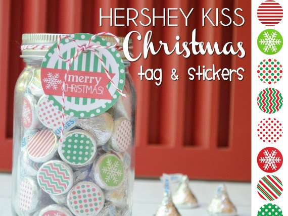 {NEW} Christmas Kiss Stickers in a Mason Jar!