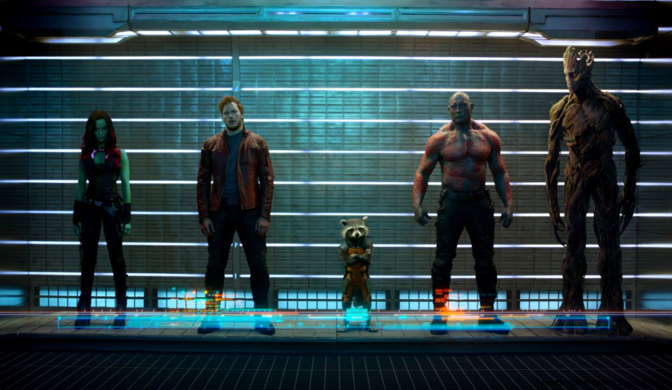 Guardians Of The Galaxy first official picture of the cast