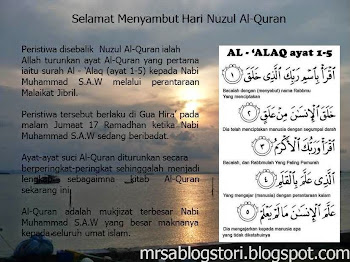 Selamat Hari Nuzul Al-Quran