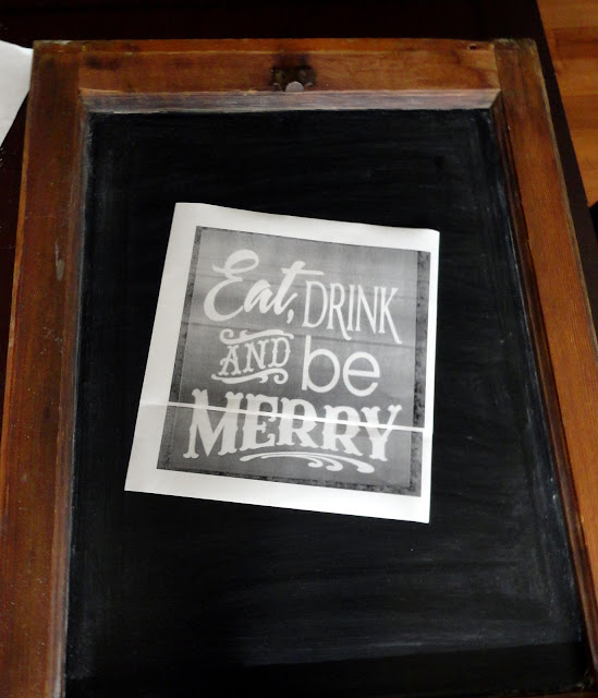 Easy chalkboard typography art tutorial