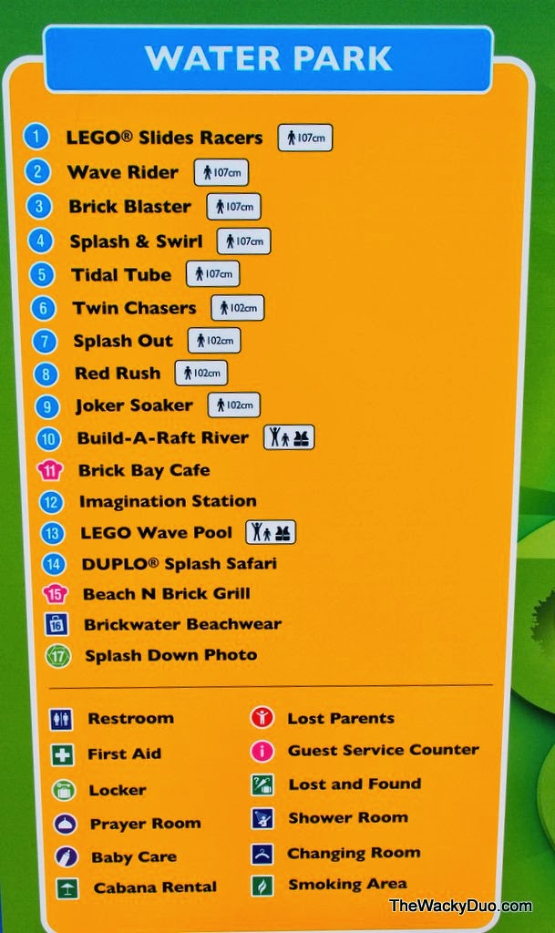 Legoland water park height requirements