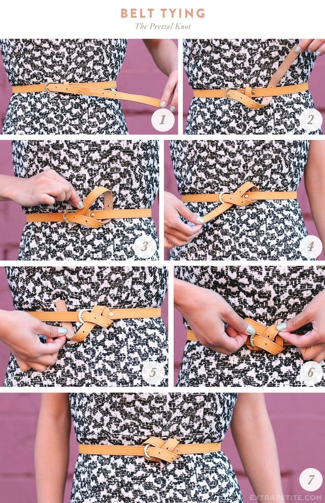 StyleHub Daily How To Knot and Style your Waist Belt