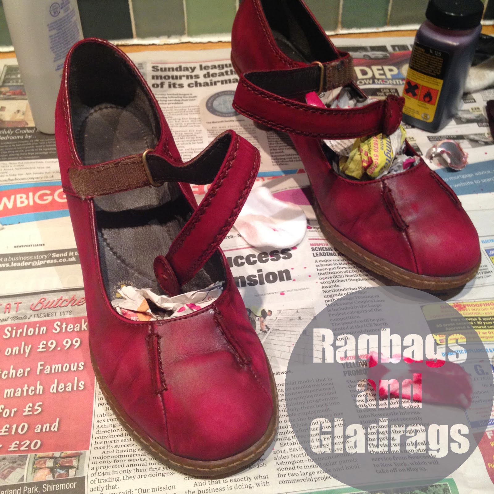 ragbags and gladrags - Made by the Sea: Dying for a new lease of life ...