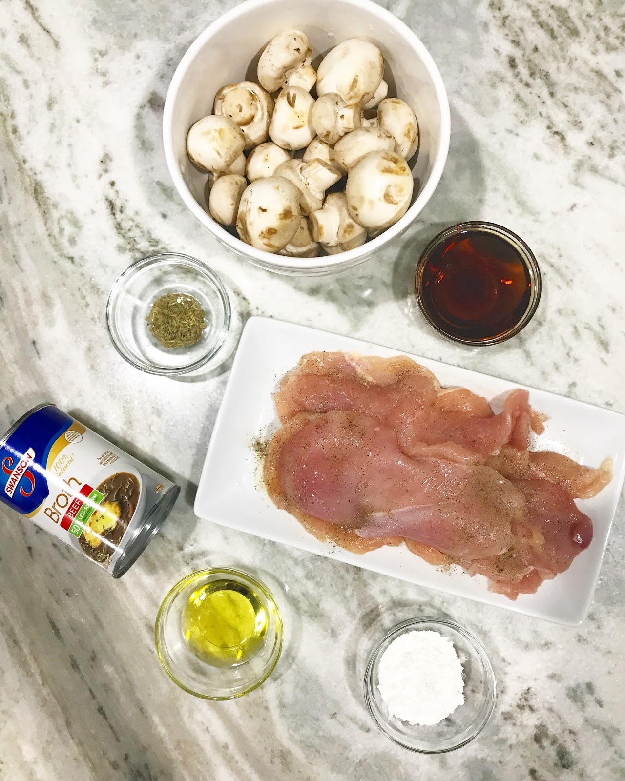 Lightened Up Chicken Marsala