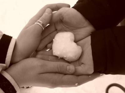 imagen amor+invierno+manos