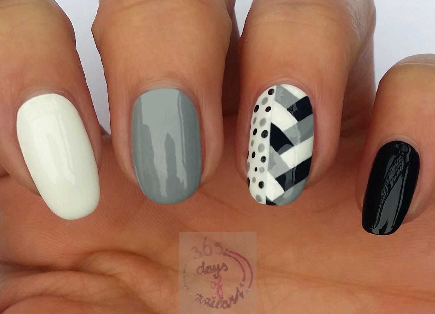 365+ days of nail art Day 293) Braided nails