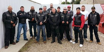 fallen saints hells angels mc saskatoon clubhouse nowakowski mark police gangsters arms gangsterism possession charges trafficking remaining including against him