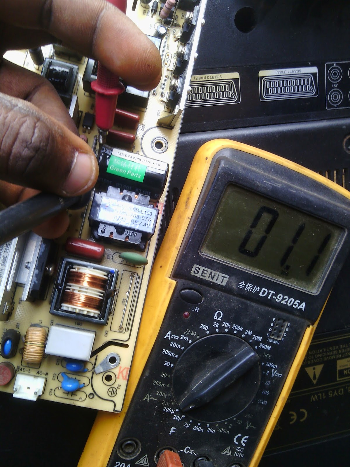 Lg Lcd Tv with standby light blinking continuosly