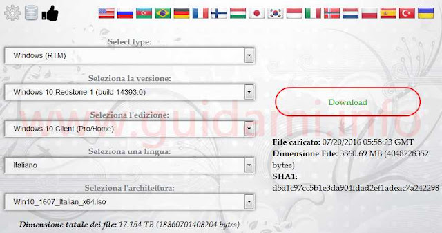 Sito Adguard per download ISO di Windows e Office