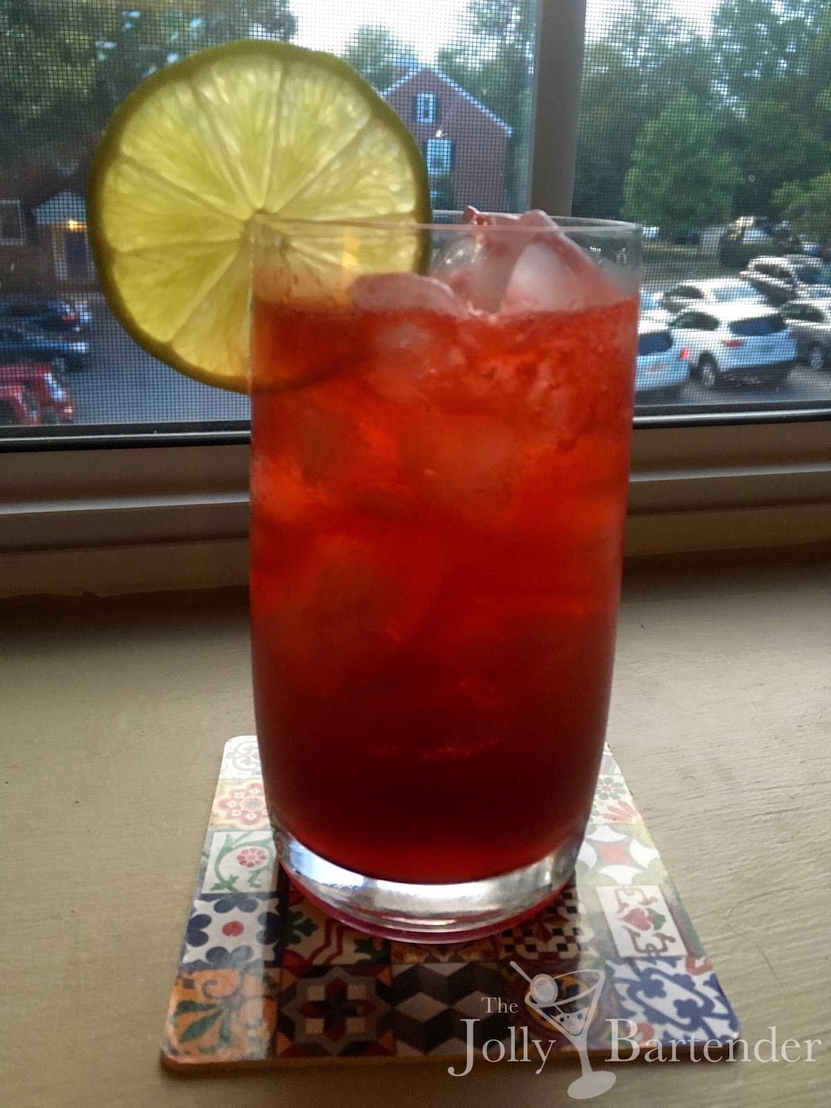 The Jolly Bartender Sloe Gin Rickey