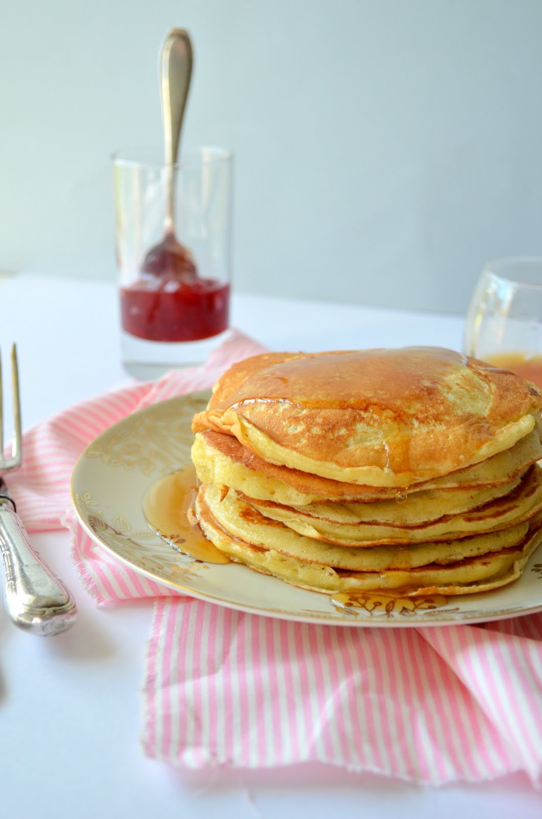 Pancakes fluffy au lait ribot de Marc Grossman