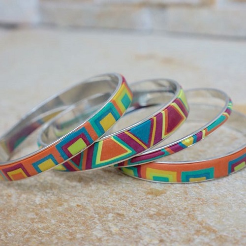 How to Add Polymer Clay to Channel Bangles Tutorials / The Beading Gem