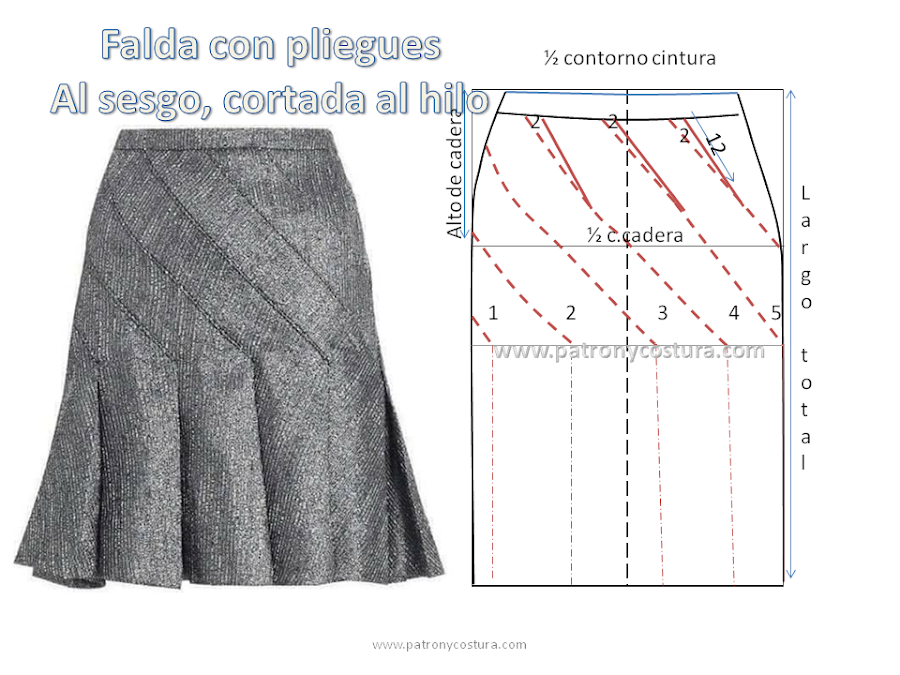 www.patronycostura.com/falda-con-pliegues-al-sesgo.html
