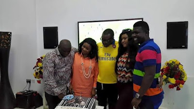 Check out Mary Akporobome's gift to hubby Alibaba on his 50th Birthday + birthday photos