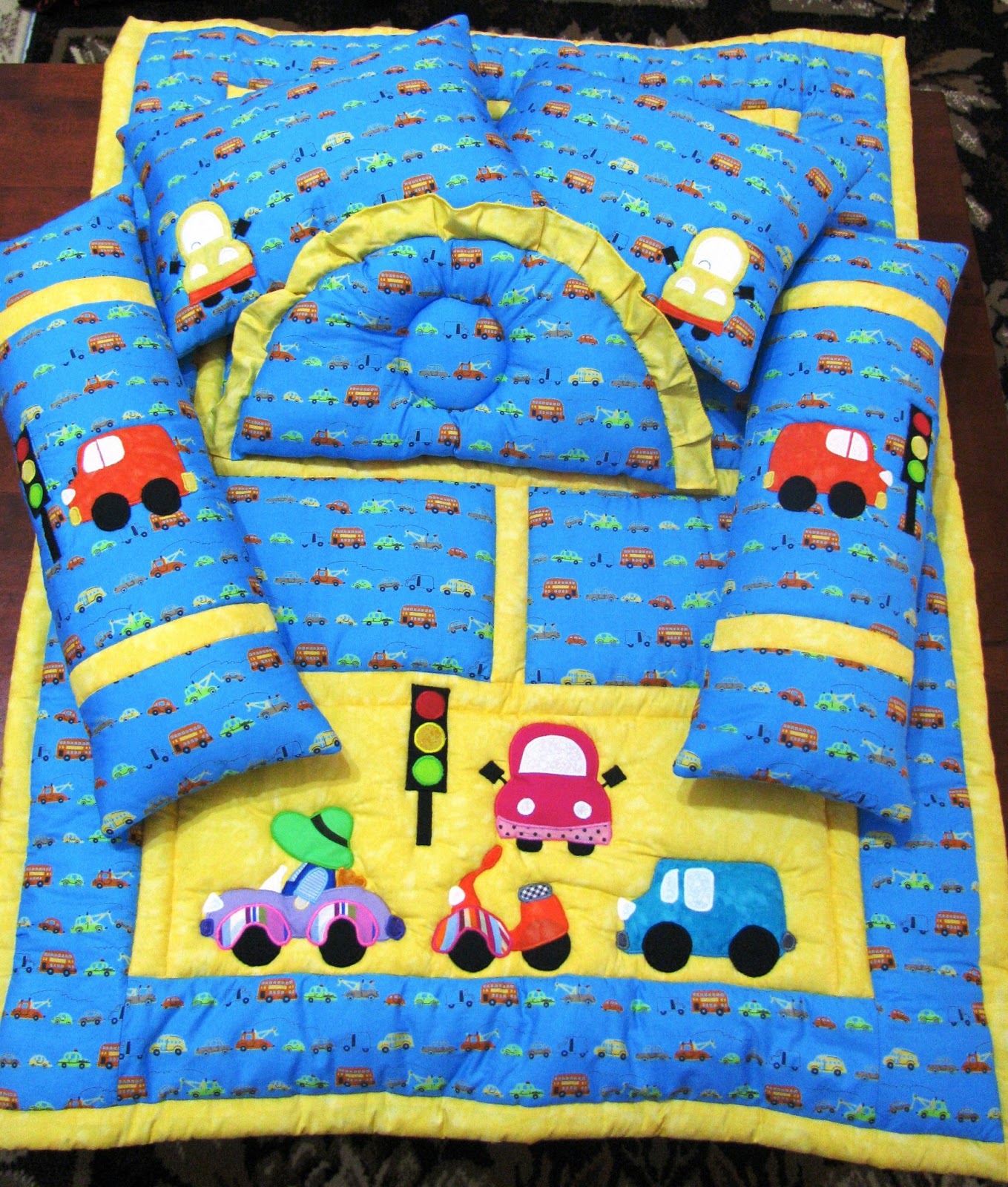PraktikalCute Baby Mattress Set Blue Boy Car SOLD