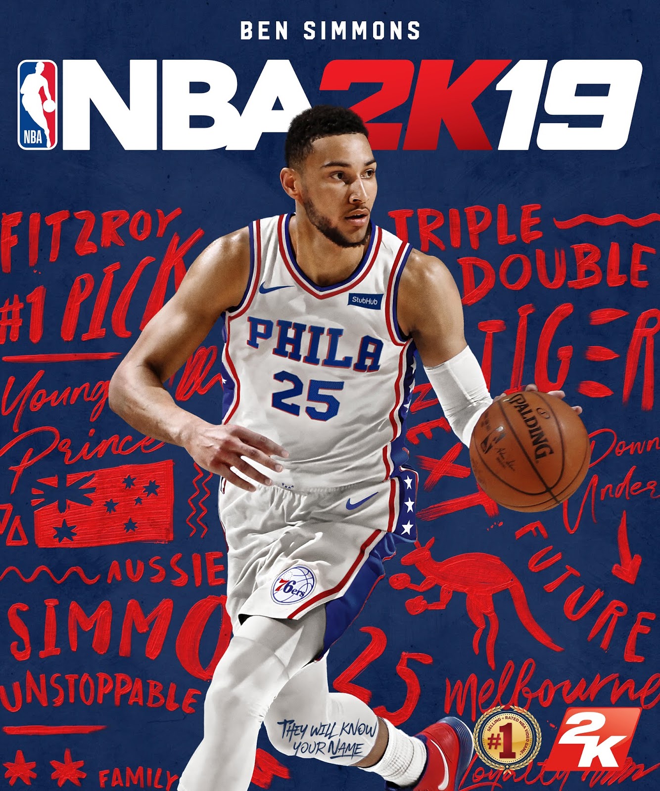 Ben Simmons is the cover athlete for NBA 2K19 MaxiGeek