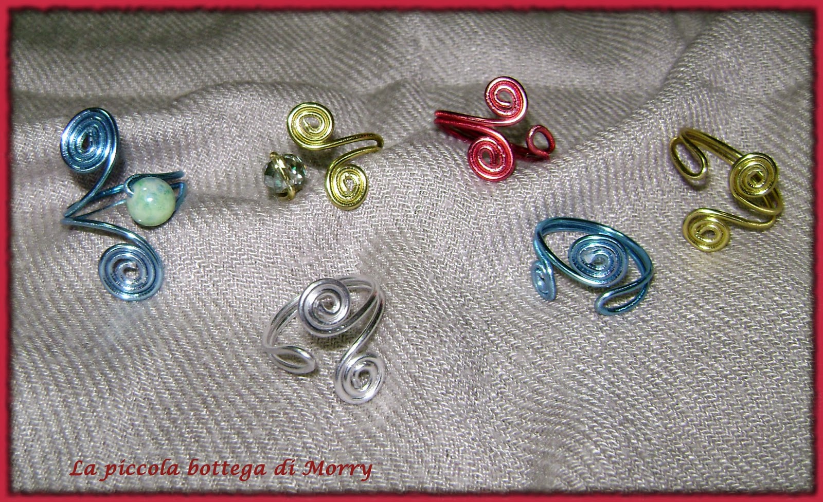 La Piccola Bottega di Morry Anelli in wire