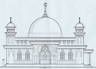 Kumpulan Gambar Gambar Vector Masjid Untuk Mewarnai 3