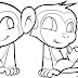 Cute Baby Monkey Coloring Pages