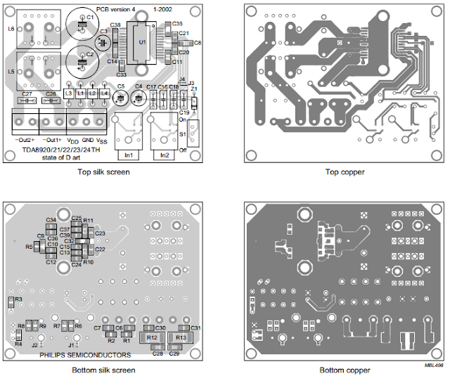 TDA8922 Audio Amplifier 2x25W ~ Circuit Wiring Diagram Must Know