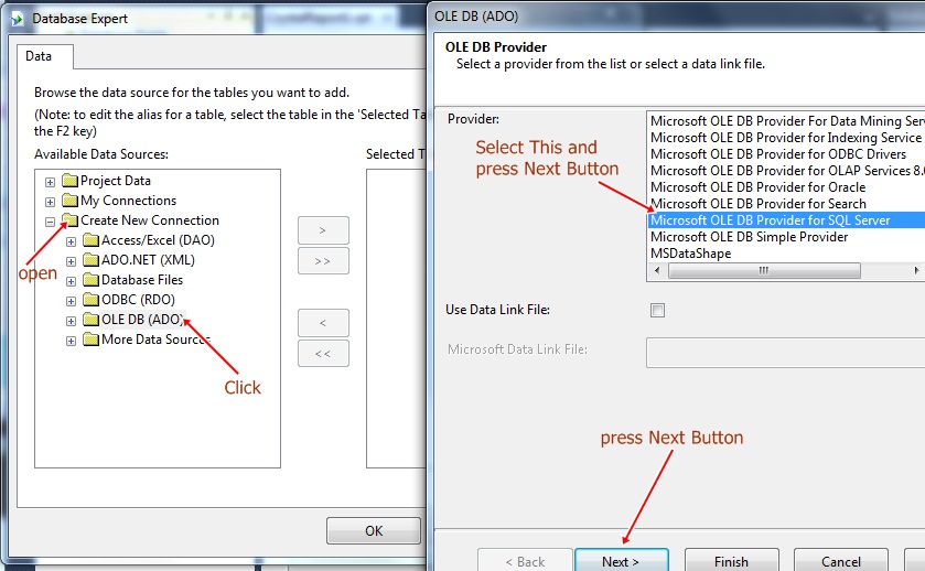 How to create Crystal Reports by using the CrystalReportViewer and