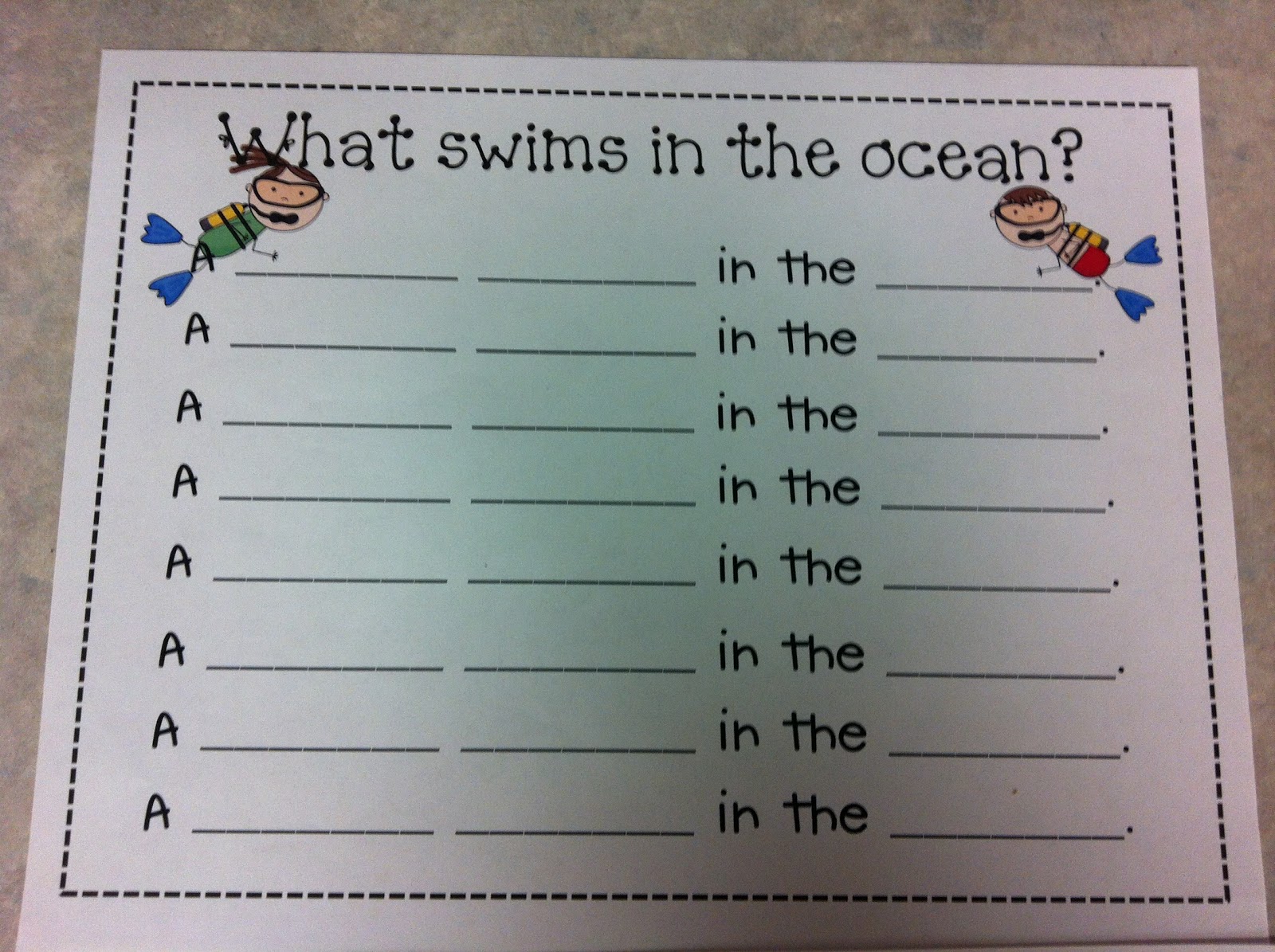 Little Miss Hood's Adventures in Kindergarten: An Ocean Adventure