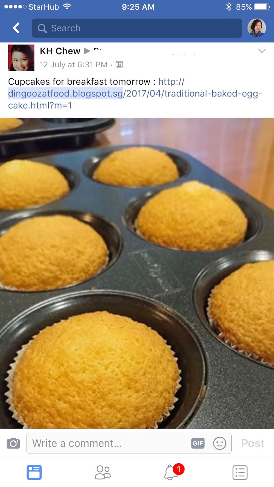 Miki's Food Archives Traditional Baked Egg Cake 老式鸡蛋糕（烘烤）