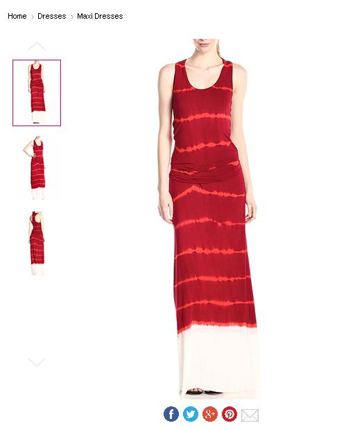 Maroon Long Dress - Shop Summer Sale