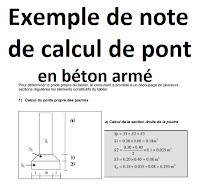 La présente note de calcul de pont béton armé est structurée comme suit :